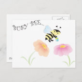 Carte Postale Busy Bee (Devant / Derrière)