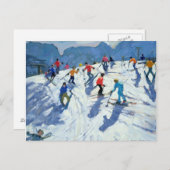 Carte Postale Busy Ski Slope Lofer 2004 (Devant / Derrière)