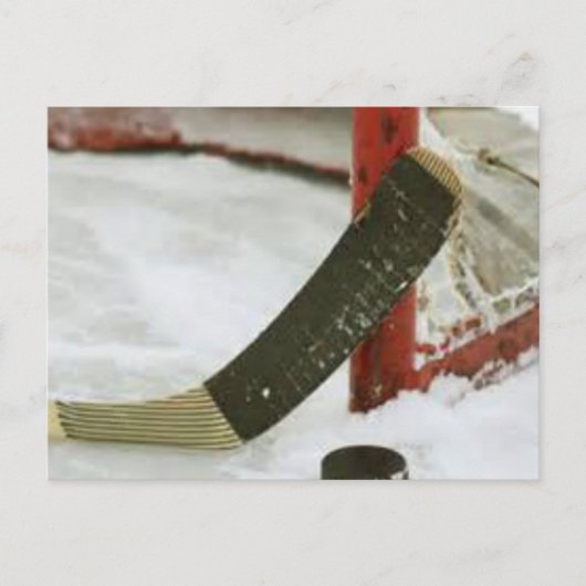 Carte Postale but du hockey (Devant)