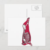 CARTE POSTALE BUTCHER ANATOMY (Devant / Derrière)