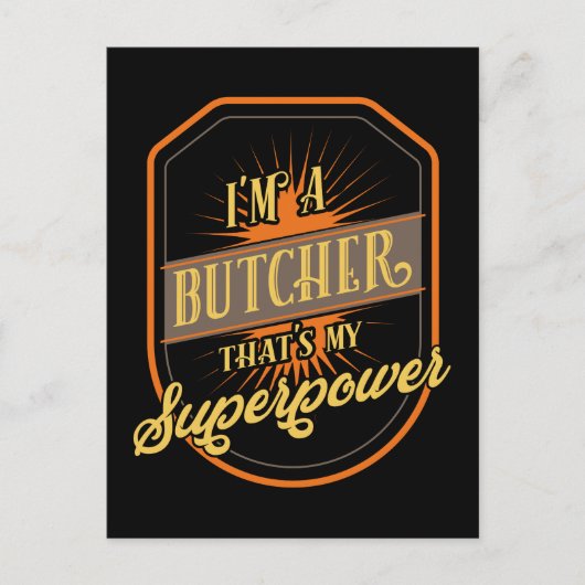 Carte Postale Butcher (homonymie) (Devant)