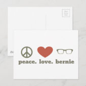 Carte Postale Butin d'élection de ponceuses de Bernie (Devant / Derrière)