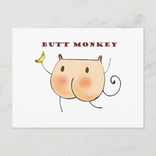 Carte Postale Butt Monkey (Devant)