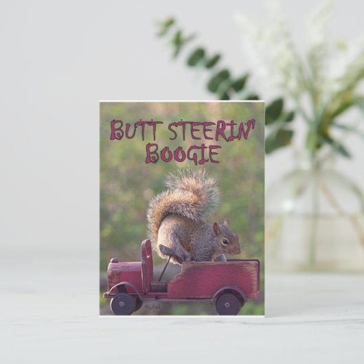 CARTE POSTALE BUTT STEERIN' BOOGIE (Debout devant)