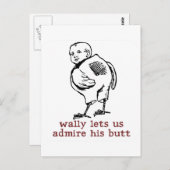 Carte postale Butt Wally (Devant / Derrière)