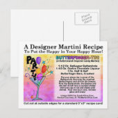 Carte postale Butterfinger-Tini Martini Recette (Devant / Derrière)