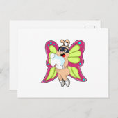 Carte Postale Butterfly Dentist Teeth (Devant / Derrière)