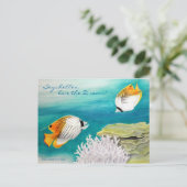 Carte Postale Butterfly fish (Debout devant)
