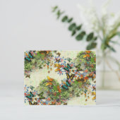 Carte Postale BUTTERFLY GARDEN PC5 Design (Debout devant)