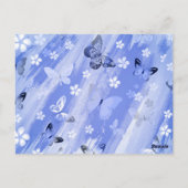 Carte Postale Butterfly Pattern 13 (Dos)