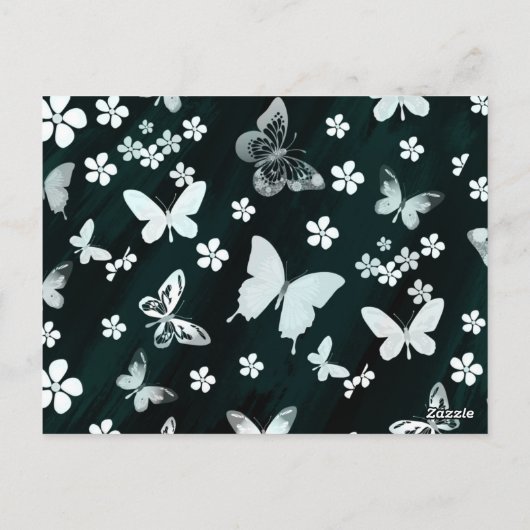 Carte Postale Butterfly Pattern 14 (Dos)