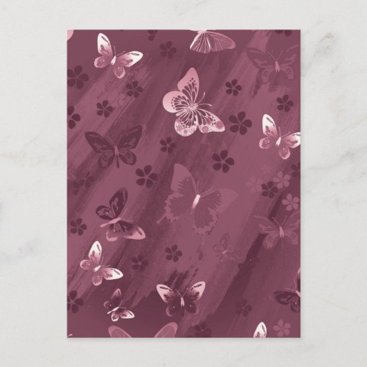 Carte Postale Butterfly Pattern 16 (Devant)