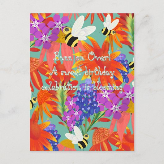 Carte Postale BuzzAmongBlooms_Editable Enfants (Devant)