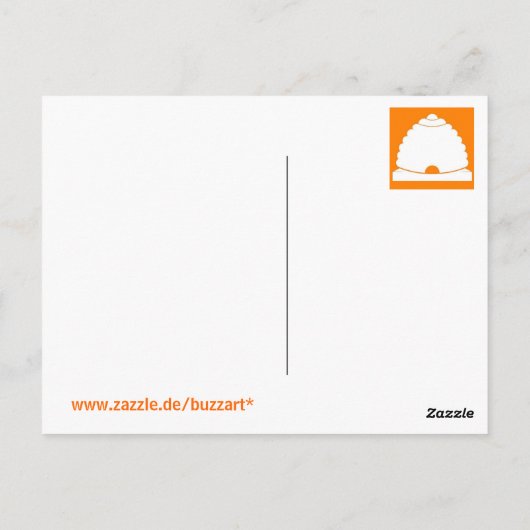 carte postale buzzart (Dos)