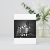 Carte Postale BW Black & White London Tower Bridge (Debout devant)