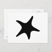 Carte Postale BW Starfish (Devant / Derrière)