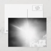 Carte Postale BW sun (Devant / Derrière)