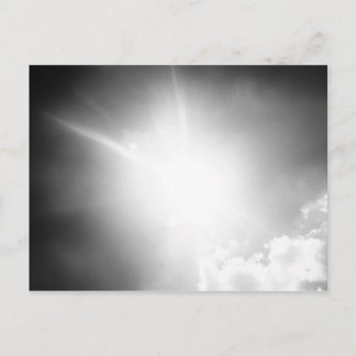 Carte Postale BW sun