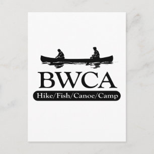Carte Postale BWCA / Randonnée en canoë-kayak de poisson