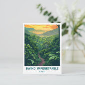 Carte Postale Bwindi Forêt impénétrable Ouganda Voyage (Debout devant)