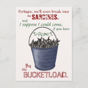 Carte Postale By the Bucketload Postcard