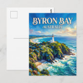 Carte Postale Byron Bay Australie (Devant / Derrière)