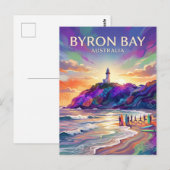Carte Postale Byron Bay Australie (Devant / Derrière)