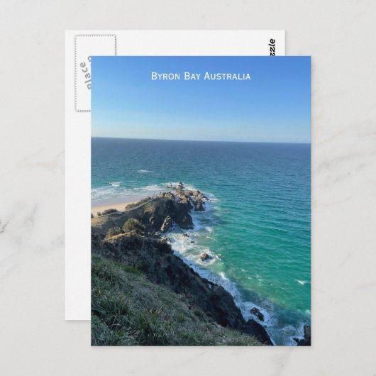 Carte Postale Byron Bay Australie vue mer 2 (Devant / Derrière)