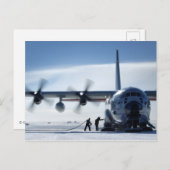 Carte Postale C-130 Hercules (Devant / Derrière)