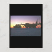 Carte Postale C-130 Transport d'Hercules en tant qu'aéronef mili (Devant)