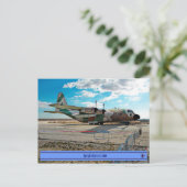 Carte Postale C-130H Karnaf (Debout devant)