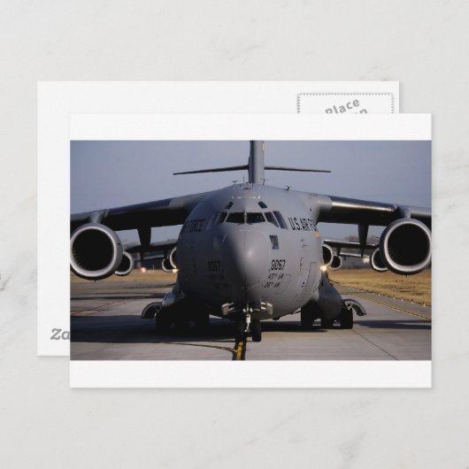 Carte Postale C-17 Globemaster III (Devant / Derrière)