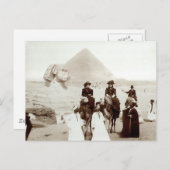 Carte Postale C. 1885 Les Américains en Égypte (Devant / Derrière)