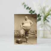 Carte Postale C. 1890 The Big Guy (Debout devant)