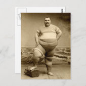 Carte Postale C. 1890 The Big Guy (Devant / Derrière)