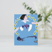 Carte Postale C Coles Phillips "A Troublesome Toy" Fadeaway Girl (Debout devant)