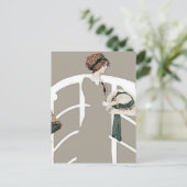 Carte Postale C Coles Phillips "Au magasin Casquette" (Debout devant)