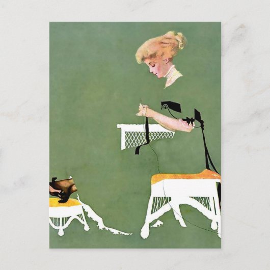 Carte Postale C Coles Phillips "Cravates domestiques" Fadeaway G (Devant)