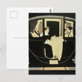 Carte Postale C Coles Phillips “Flanders Colonial Electric” Auto (Devant / Derrière)