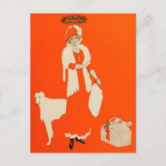 Carte Postale C Coles Phillips "Saint actuel" Fadeaway Girl (Devant)