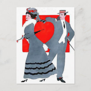 Carte Postale C Coles Phillips Valentine Edition Magazine Cover
