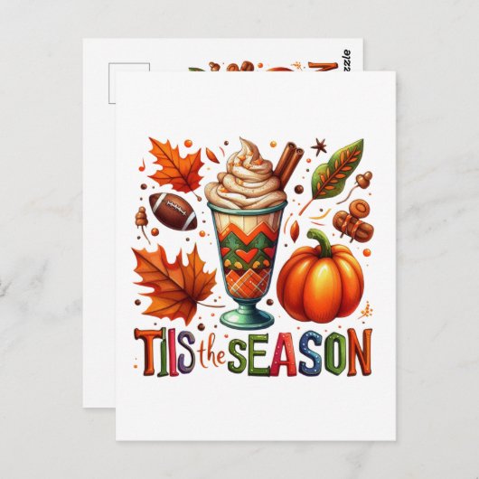 Carte Postale C’est la saison (Devant / Derrière)