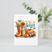 Carte Postale C’est la saison (Debout devant)