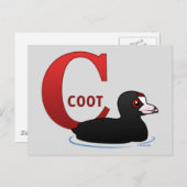 Carte Postale C est pour Coot (Devant / Derrière)