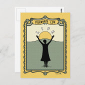 Carte postale C_ Fêter la vie (Devant / Derrière)