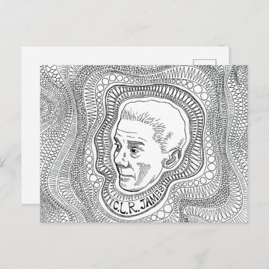 Carte postale C.L.R. James (Devant / Derrière)