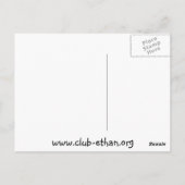 Carte postale C.L.U.B. Ethan (Dos)