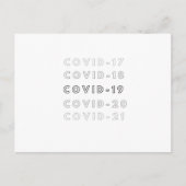 Carte Postale c o v i d (Devant)