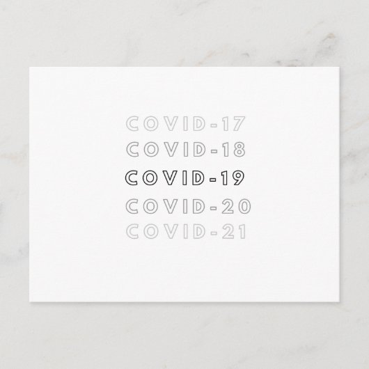 Carte Postale c o v i d (Devant)