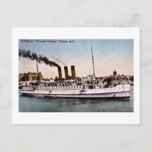 Carte Postale C.P.R., s.s. "Princess Victoria", Victoria, C.-B.